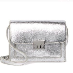 Loeffler Randall silver crossbody